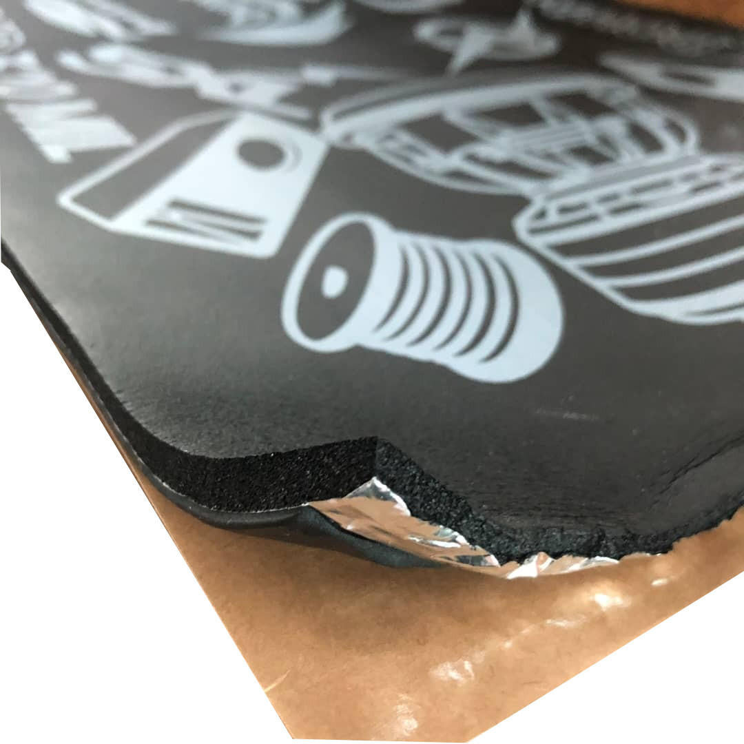 Down4Sound 320 MIL Sound Deadener - Rillamat - 72 Sqft