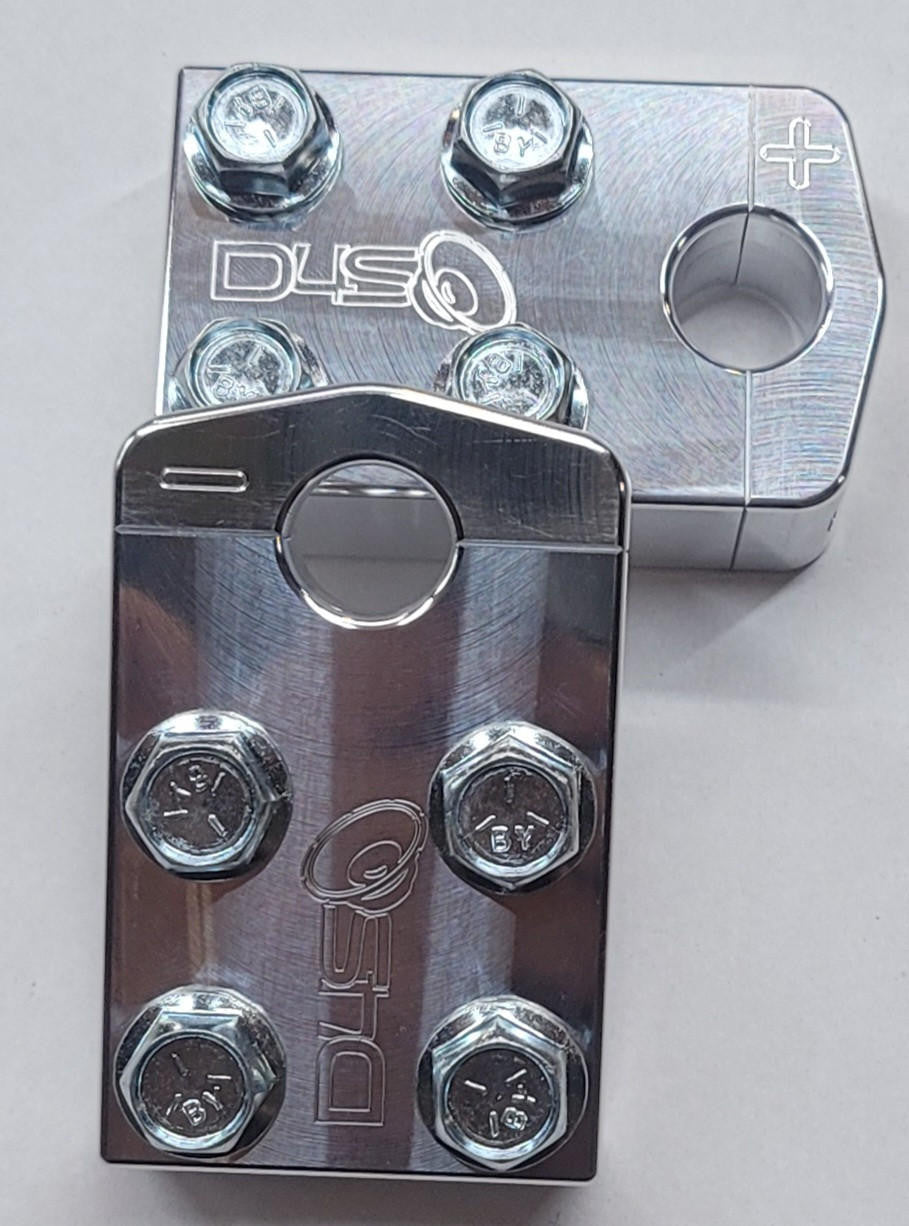 Down4Sound 4 Spot - D4S SAE Battery Distro Block - 1/0 AWG Input (lug Style) Pair