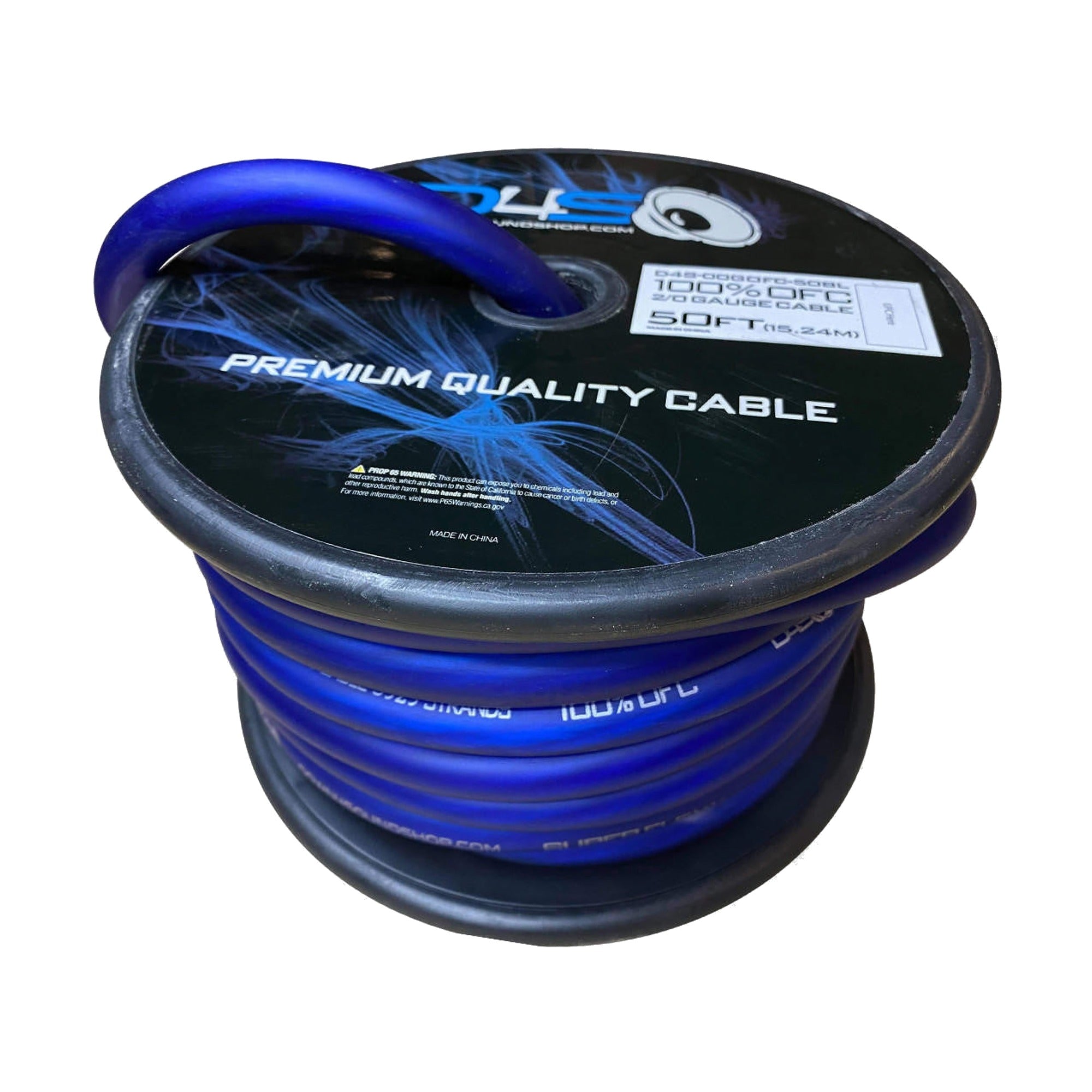 Down4Sound 50FT 1/0 Tinned OFC Wire