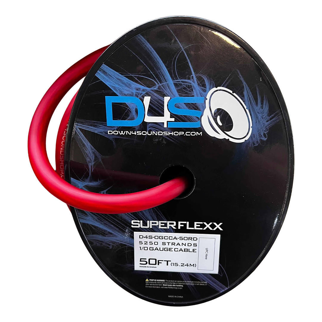 Down4Sound 50FT 1/0 CCA Wire
