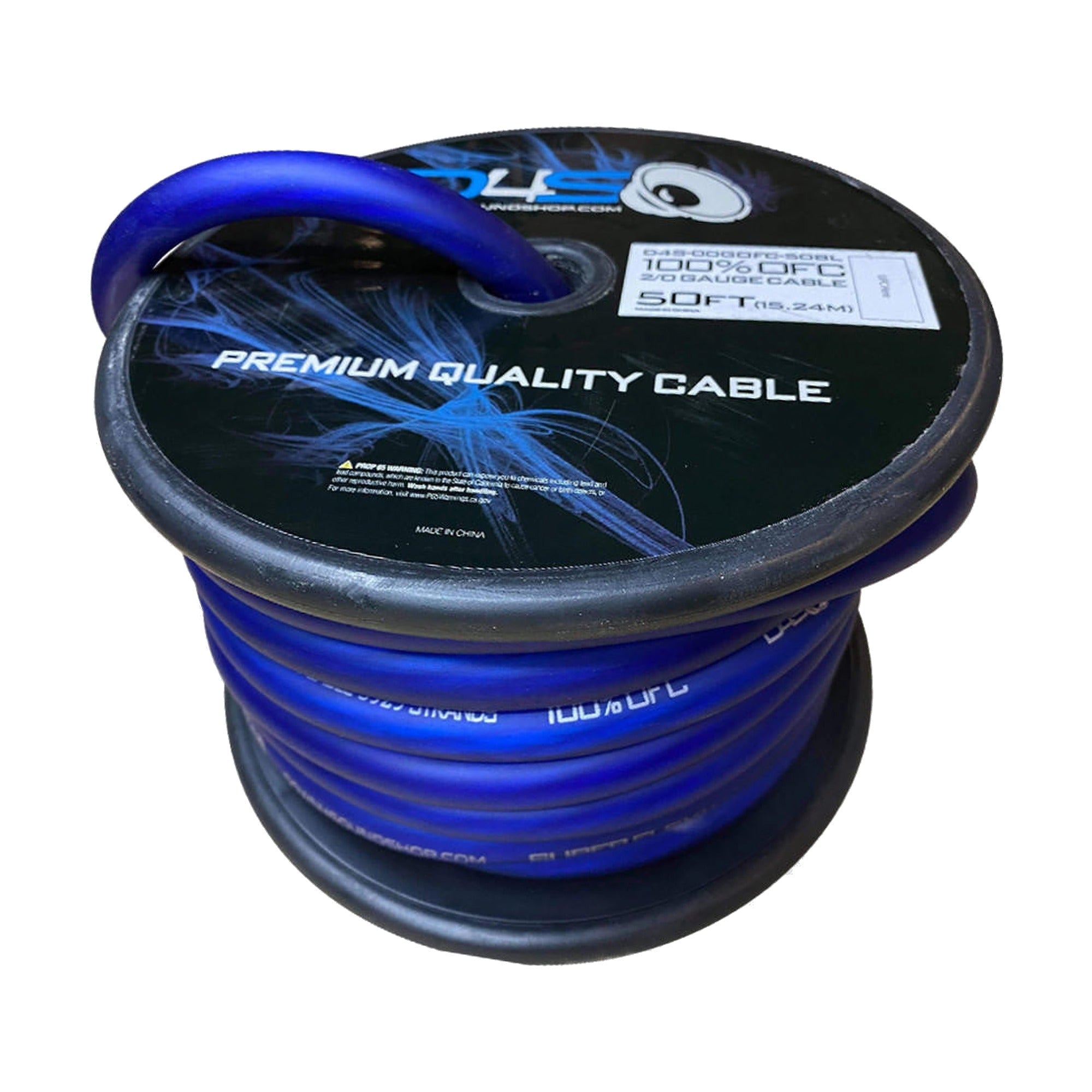 Down4Sound 50FT 2/0 OFC Silver Tinned Wire