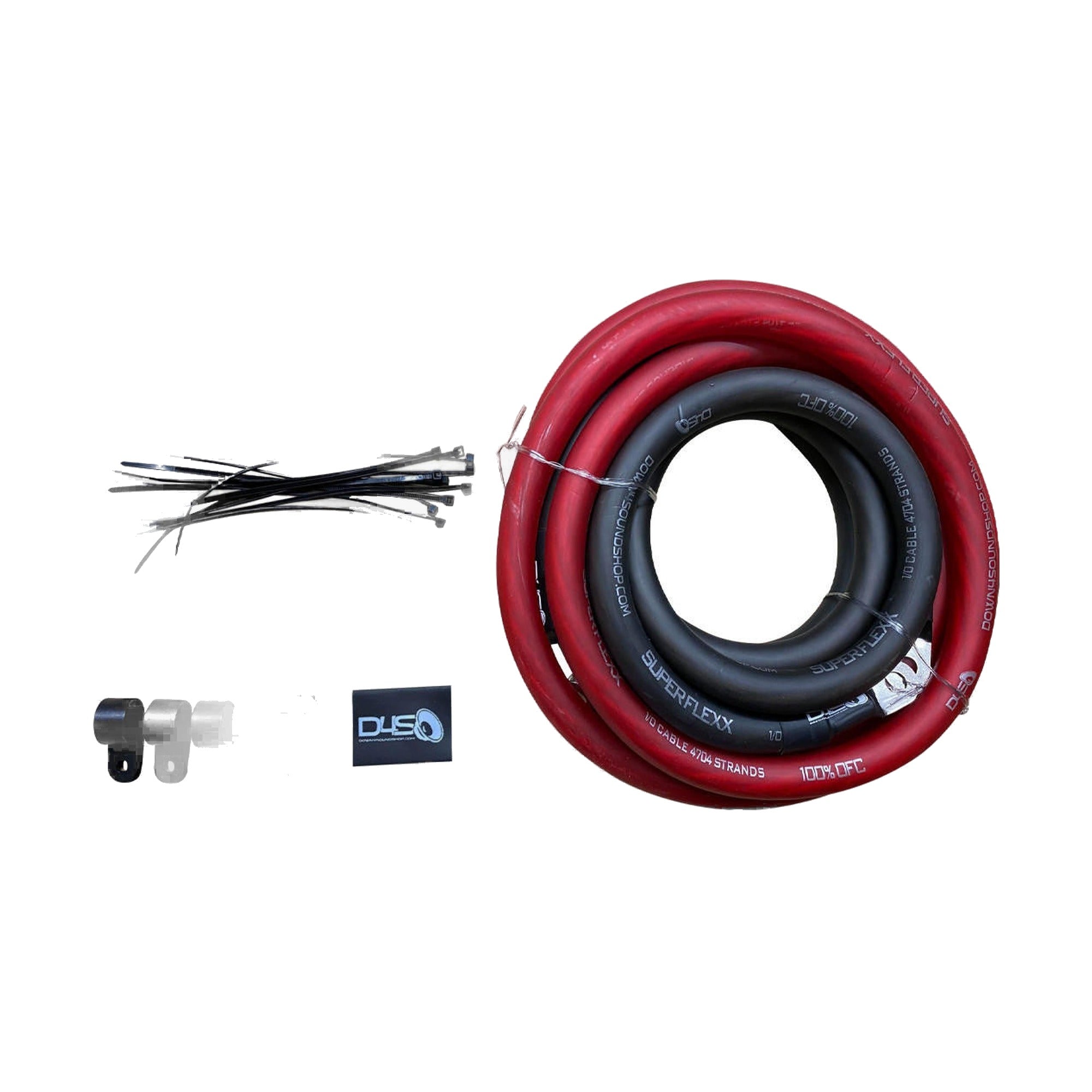 Down4Sound Big 3 - 0 Gauge Silver Tinned OFC