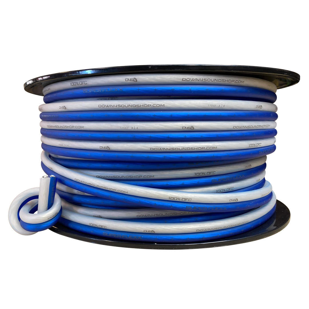 Down4Sound 125FT 8 Gauge Tinned OFC Speaker Wire