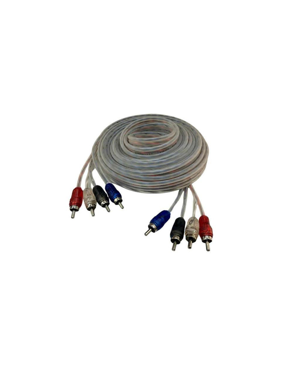 Down4Sound 20FT 4-CHANNEL Twisted Pair RCA D4S-4CHRCA20FT-T