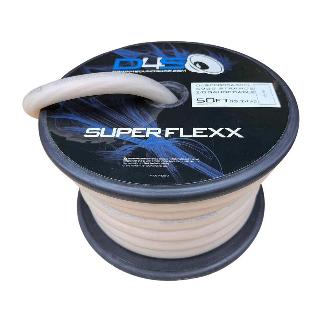 Down4Sound 50 FT 2/0 CCA Wire