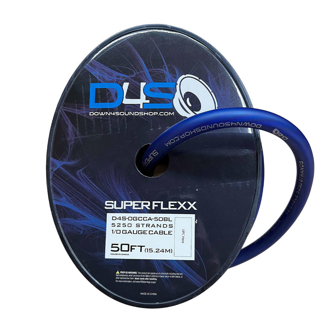 Down4Sound 50FT 1/0 CCA Wire