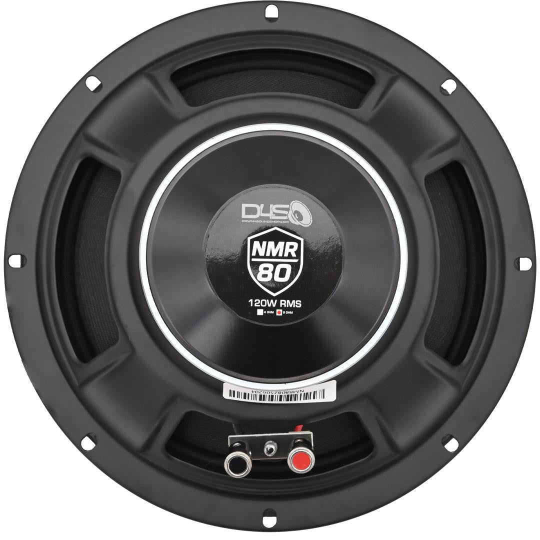 Down4Sound D4S-NMR808 NEO MID Range Speaker - 8 Inch 120W RMS 8 OHM