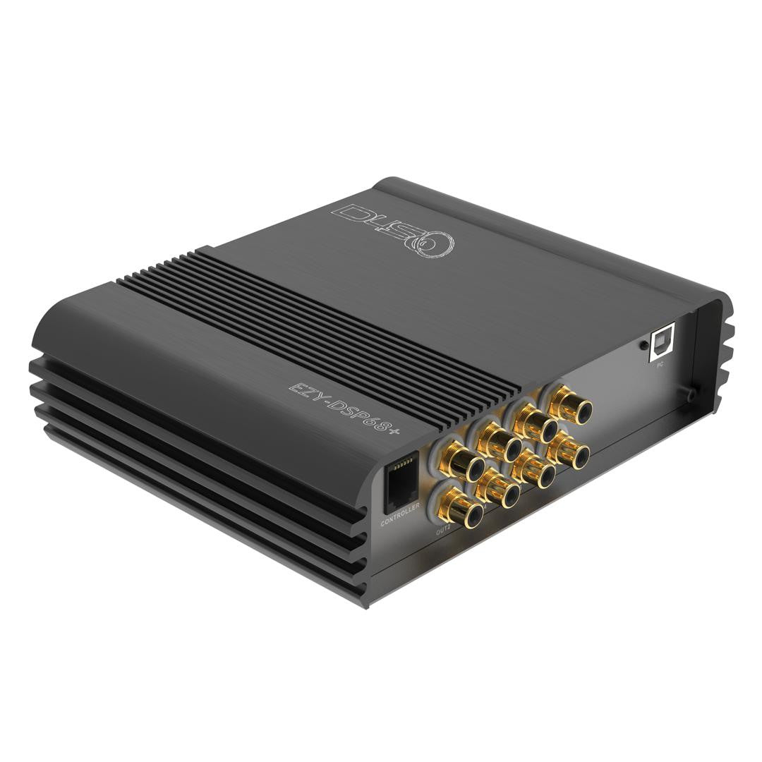 Down4Sound EZY DSP68+ - ALL-IN-ONE HI & Low Level Car Audio DSP 6-IN-8 OUT Signal Processor