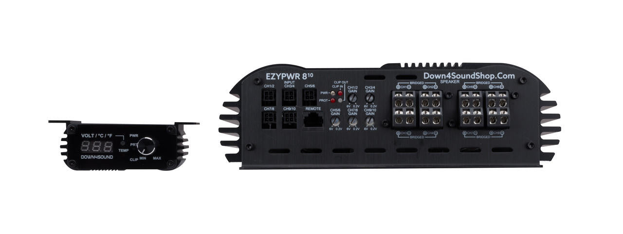 Down4Sound Ezypwr 810 4000W RMS 10 Channel Amplifier