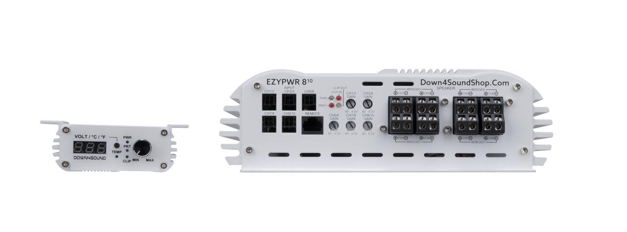 Down4Sound Ezypwr 810 4000W RMS 10 Channel Amplifier