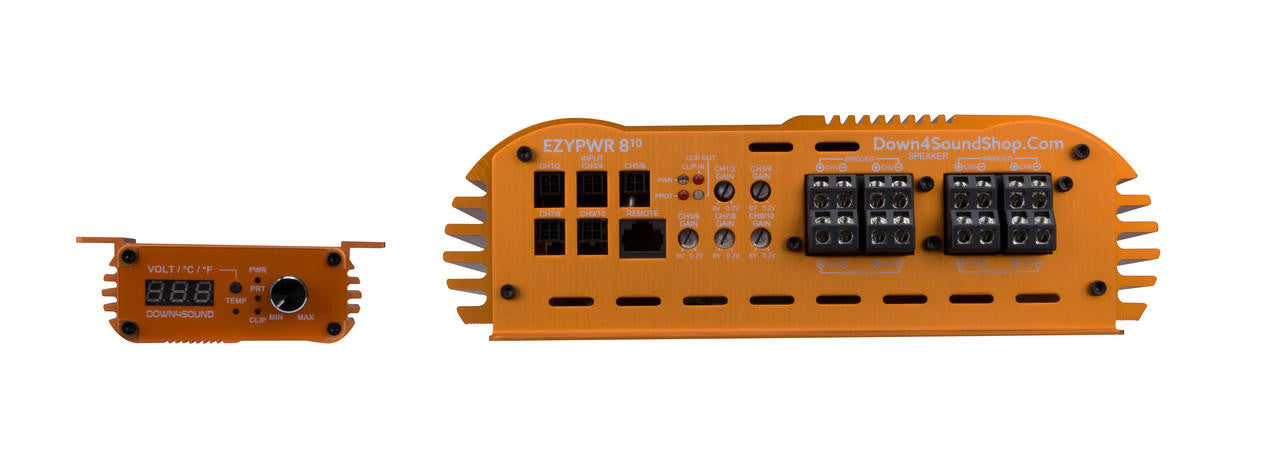 Down4Sound Ezypwr 810 4000W RMS 10 Channel Amplifier