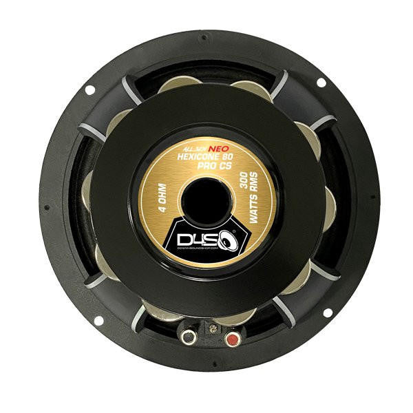 Down4Sound Hexicone NEO Hexipro 80 CS4 All SZN - 8" Carbon Fiber Pro Audio Speaker 300W RMS 4 OHM