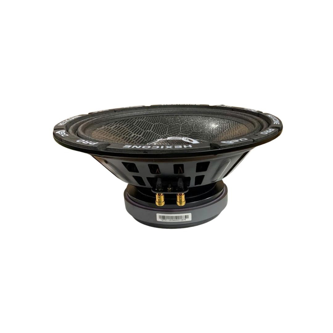 Down4Sound Hexicone Pro 100 SS4 All SZN - 10" Carbon Fiber Pro Audio Speaker 300W RMS 4 OHM