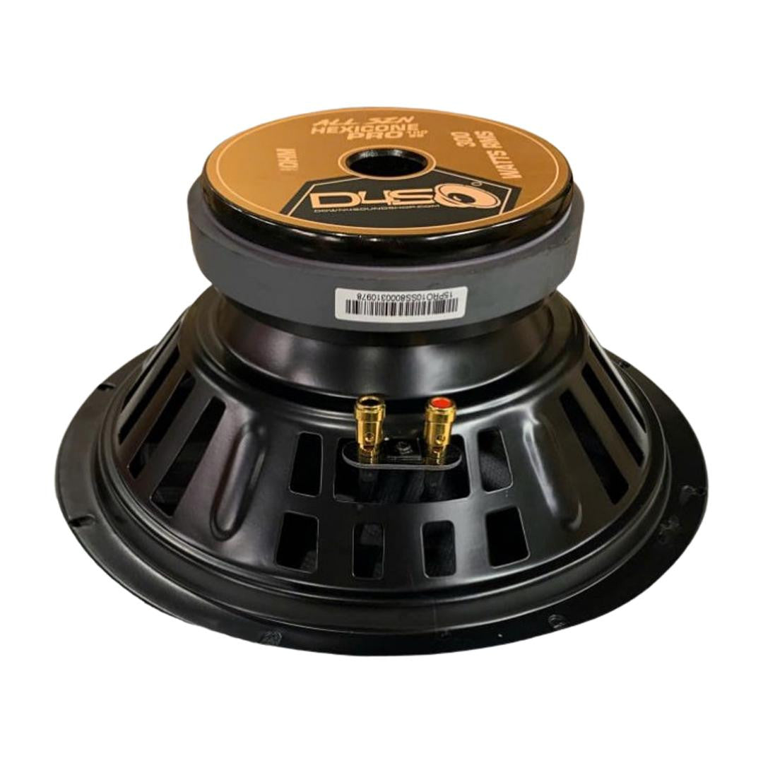 Down4Sound Hexicone Pro 100 SS8 All SZN - 10" Carbon Fiber Pro Audio Speaker 300W RMS 8 OHM