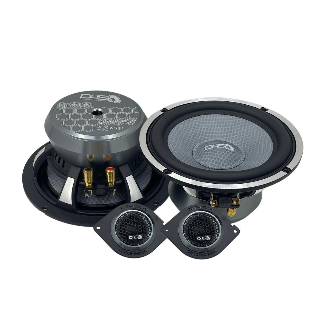 Down4Sound JFX652S - 6.5 Inch 2 WAY Car Audio Speakers - 300W RMS (pair)