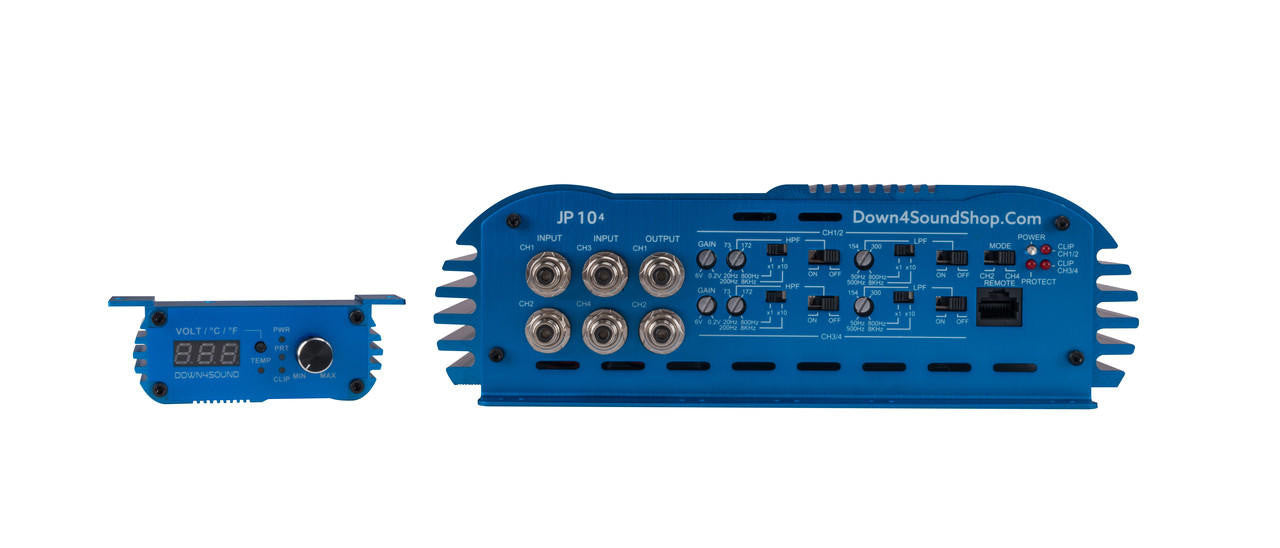 Down4Sound JP 10.4 6000W RMS 4 Channel Amplifier