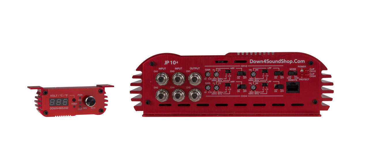 Down4Sound JP 10.4 6000W RMS 4 Channel Amplifier