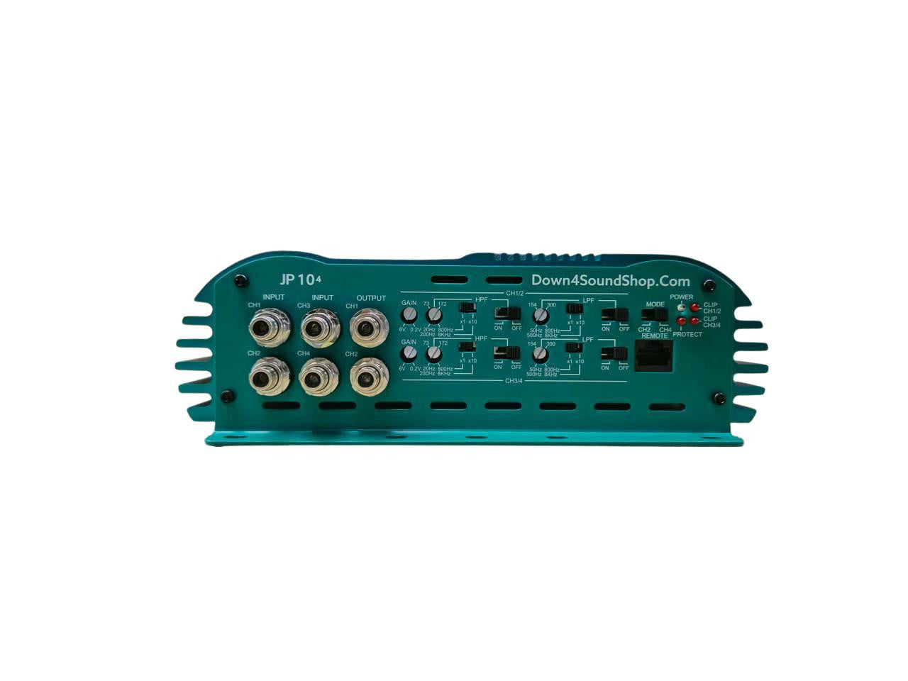 Down4Sound JP 10.4 6000W RMS 4 Channel Amplifier