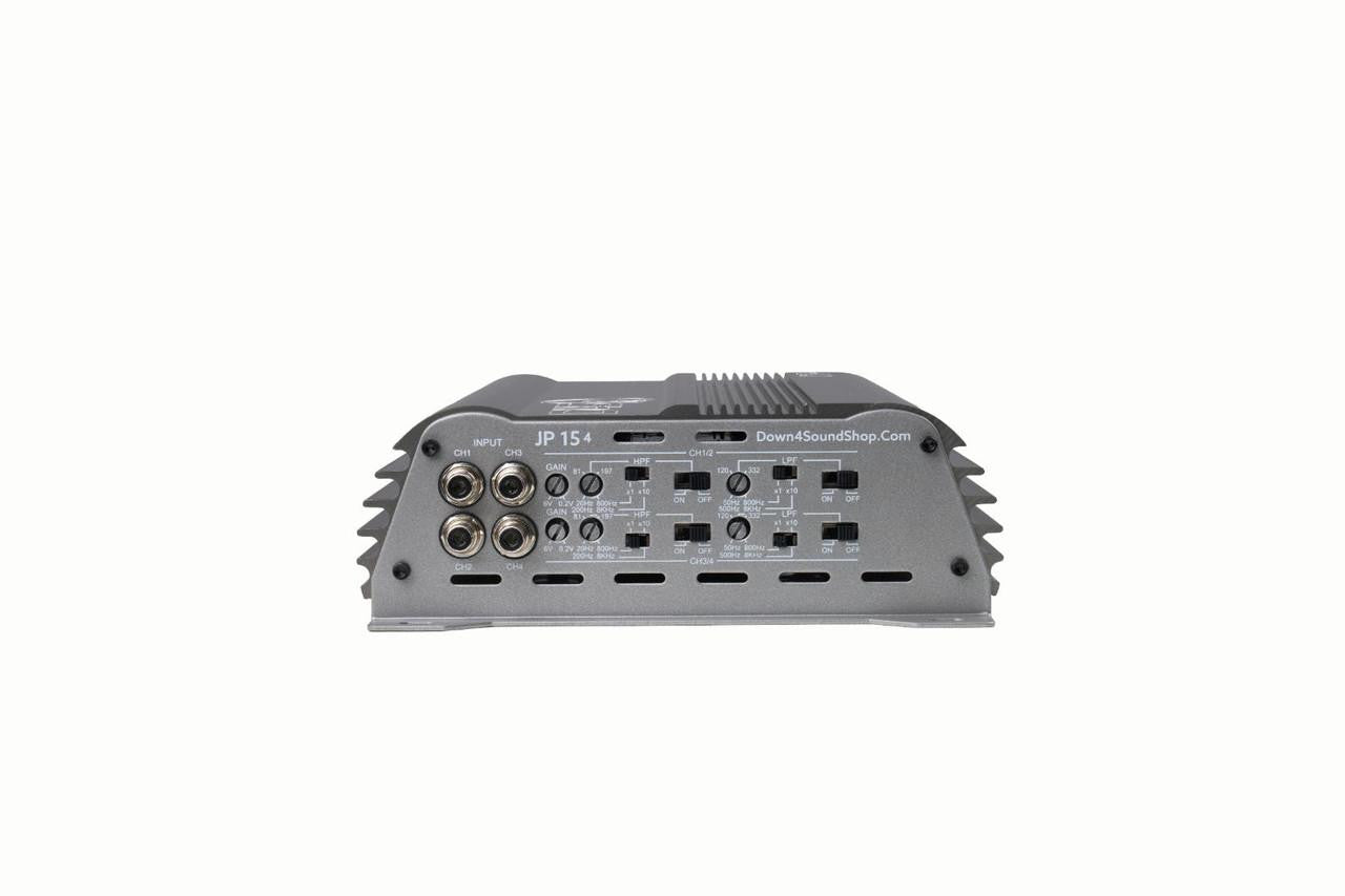 Down4Sound JP154 - 1000W RMS 4 Channel Car Audio Amplifier
