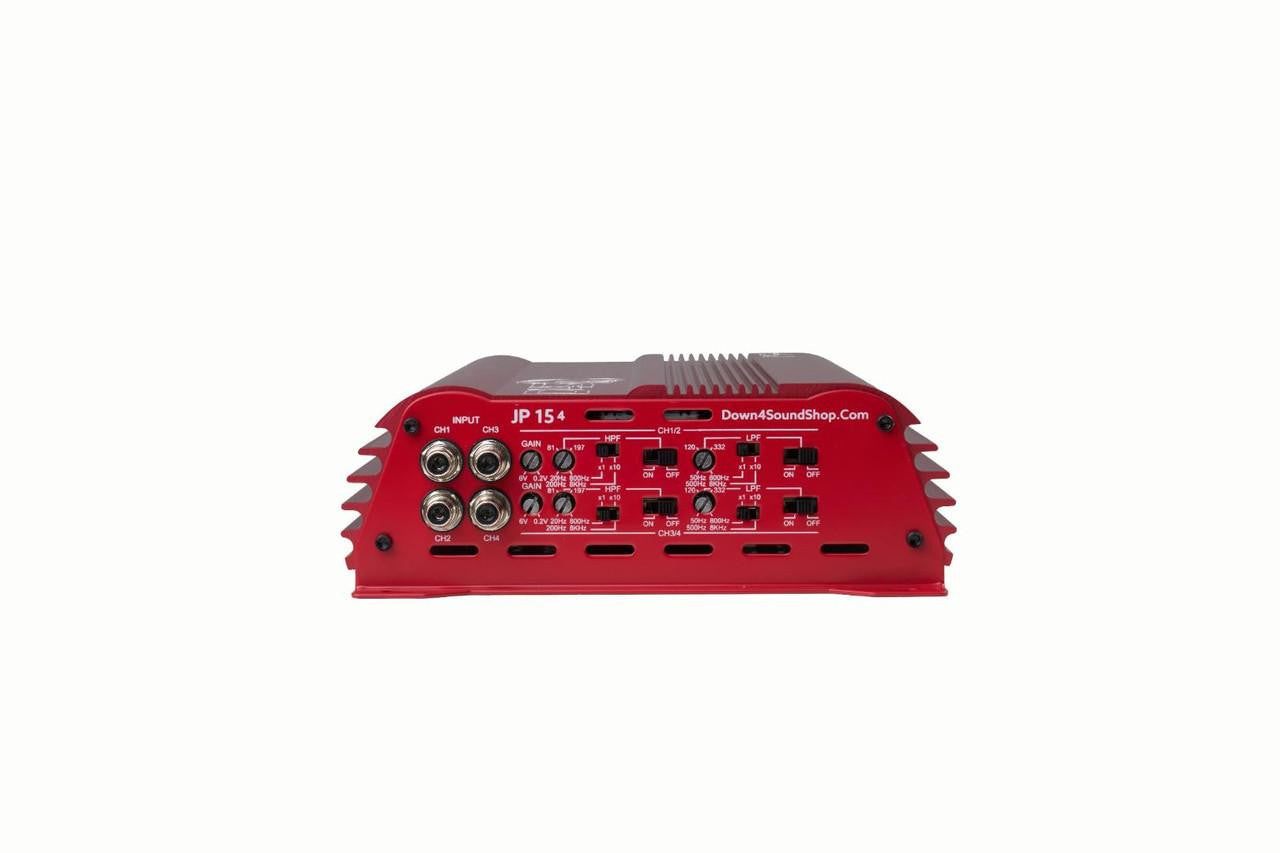 Down4Sound JP154 - 1000W RMS 4 Channel Car Audio Amplifier