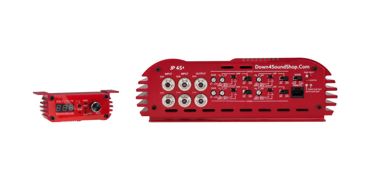 Down4Sound JP454 4000W RMS 4 Channel Amplifier