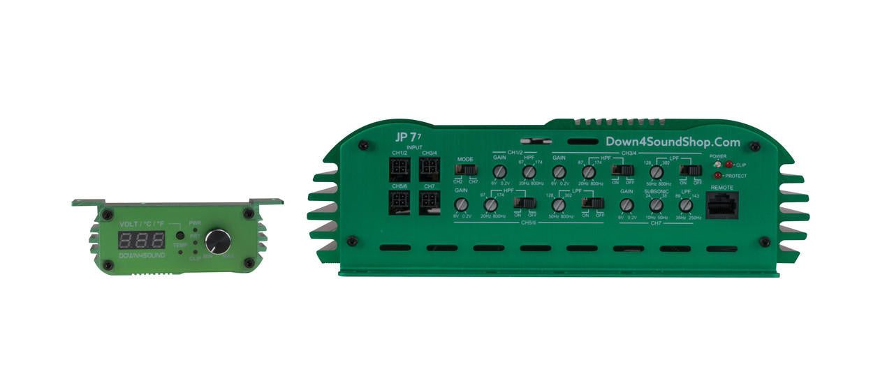 Down4Sound JP77 3000W RMS 7 Channel Amplifier