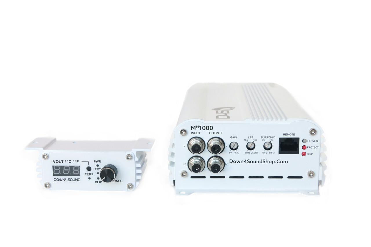 Down4Sound MM1000 (mini Maxx) - 1000W RMS Mini Car Audio Amplifier