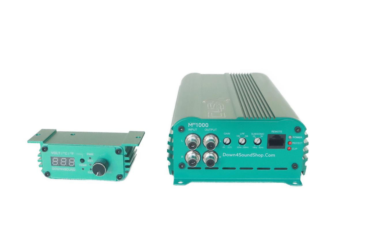 Down4Sound MM1000 (mini Maxx) - 1000W RMS Mini Car Audio Amplifier