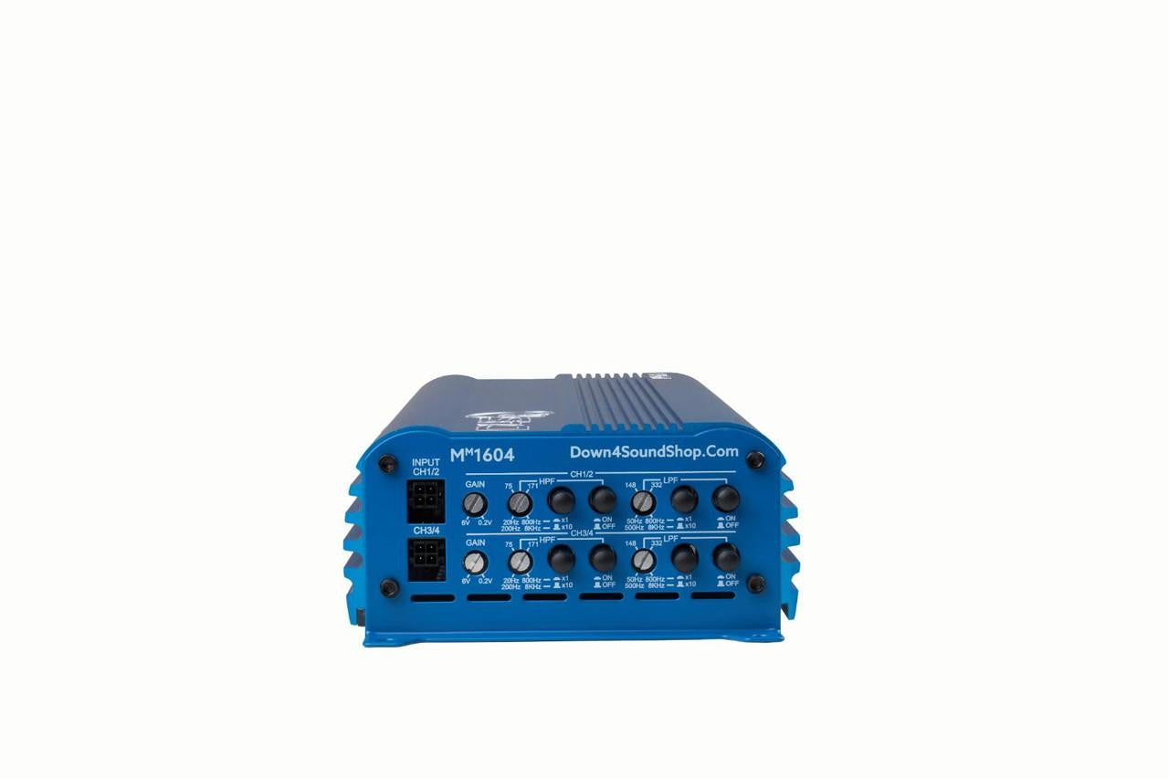 Down4Sound MM1604 (mini Maxx) - 600W RMS Mini 4 Channel Car Audio Amplifier