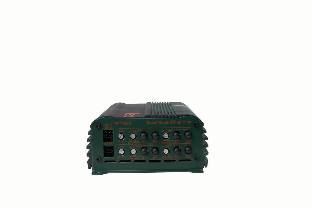 Down4Sound MM1604 (mini Maxx) - 600W RMS Mini 4 Channel Car Audio Amplifier