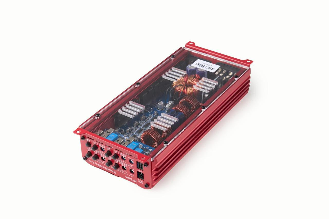 Down4Sound MM1604 (mini Maxx) - 600W RMS Mini 4 Channel Car Audio Amplifier