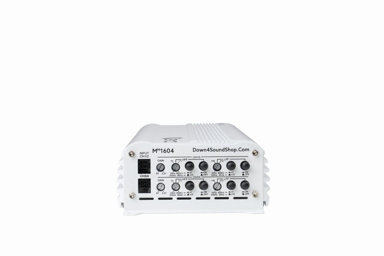 Down4Sound MM1604 (mini Maxx) - 600W RMS Mini 4 Channel Car Audio Amplifier