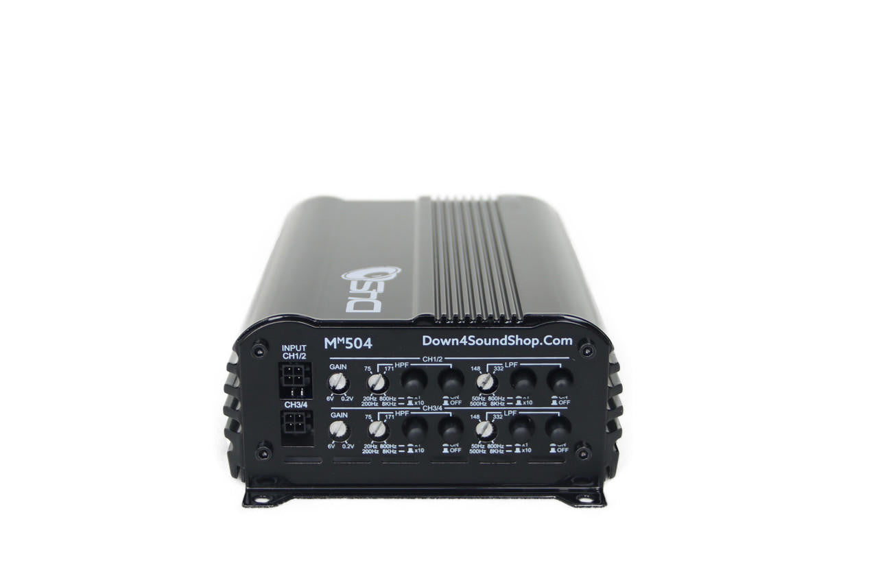 Down4Sound MM504 (mini Maxx) - 300W RMS Mini 4 Channel Amplifier