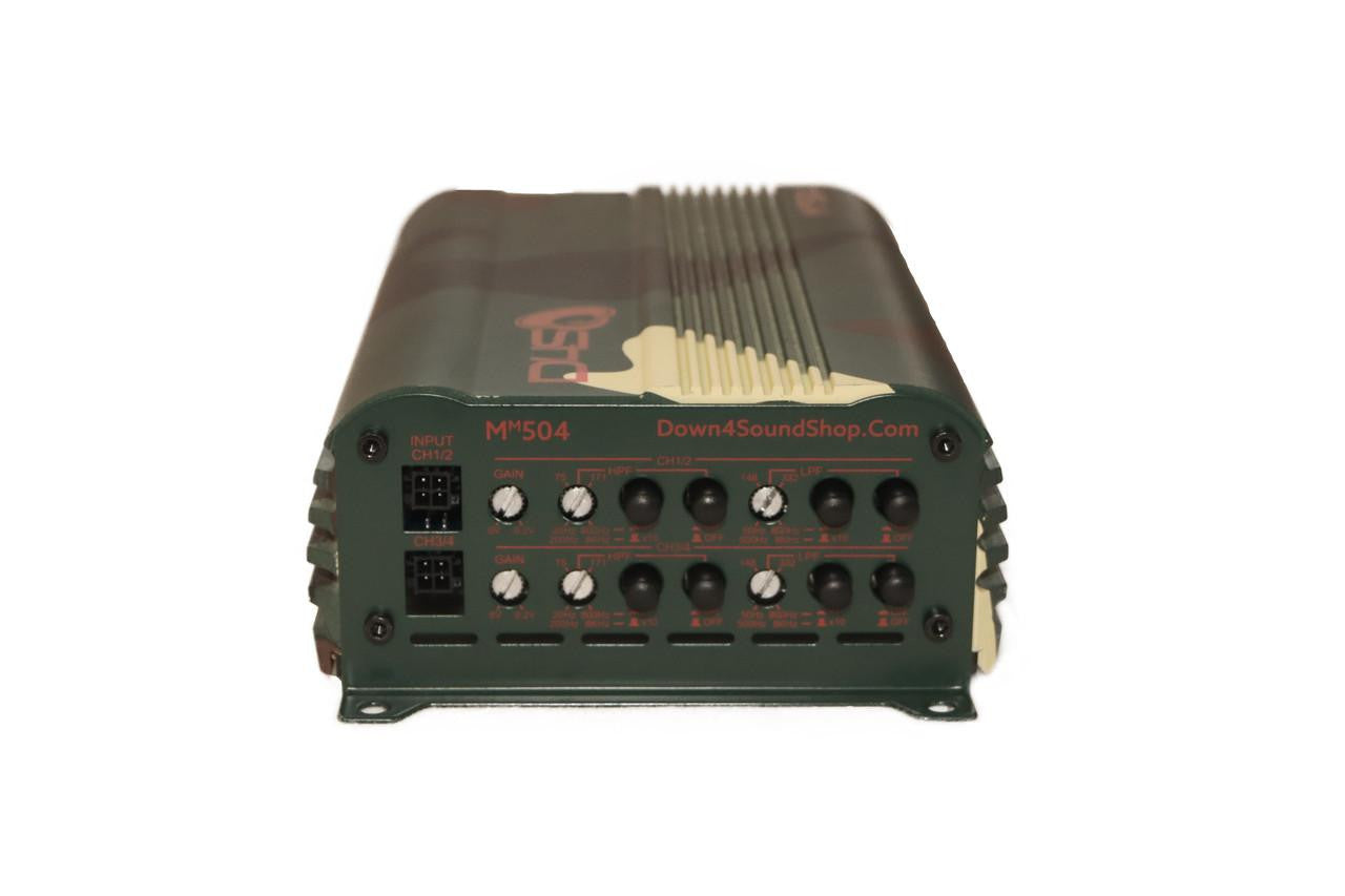 Down4Sound MM504 (mini Maxx) - 300W RMS Mini 4 Channel Amplifier