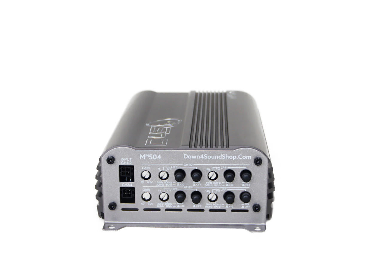 Down4Sound MM504 (mini Maxx) - 300W RMS Mini 4 Channel Amplifier