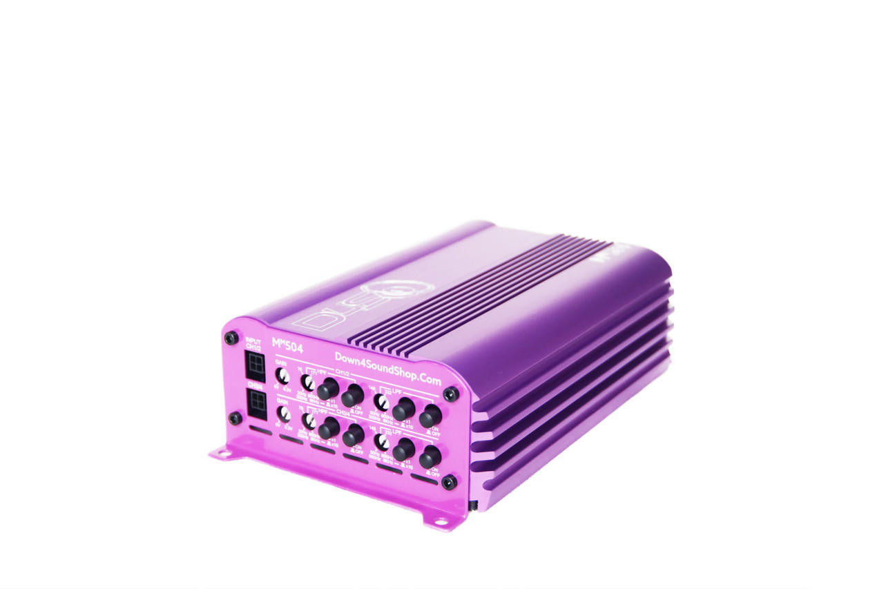 Down4Sound MM504 (mini Maxx) - 300W RMS Mini 4 Channel Amplifier