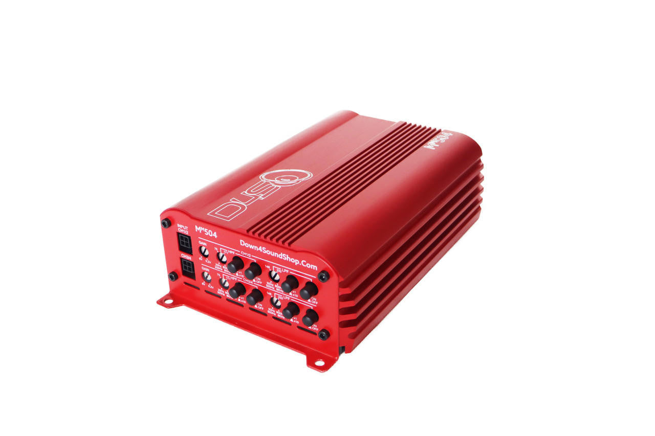 Down4Sound MM504 (mini Maxx) - 300W RMS Mini 4 Channel Amplifier