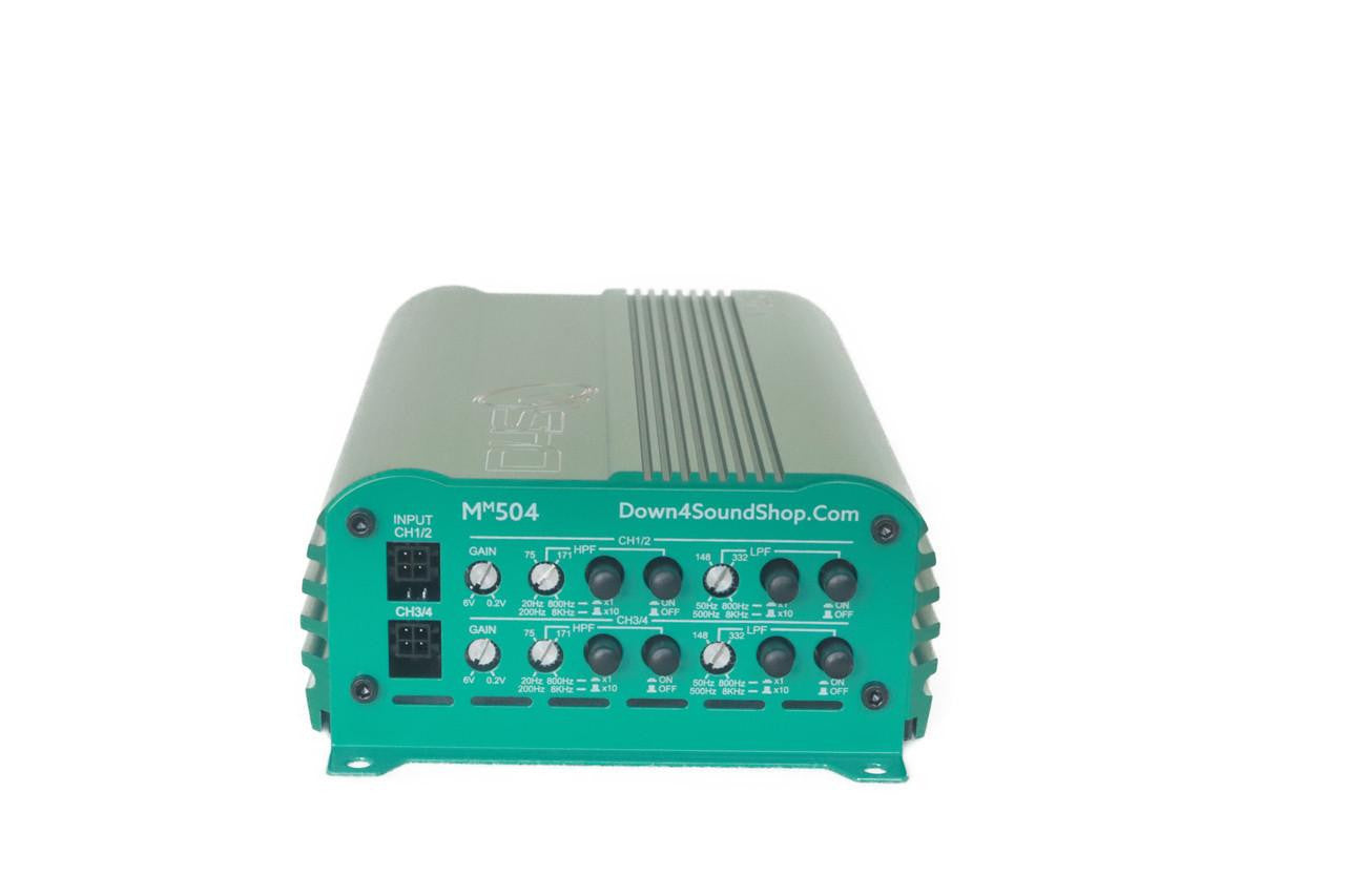 Down4Sound MM504 (mini Maxx) - 300W RMS Mini 4 Channel Amplifier