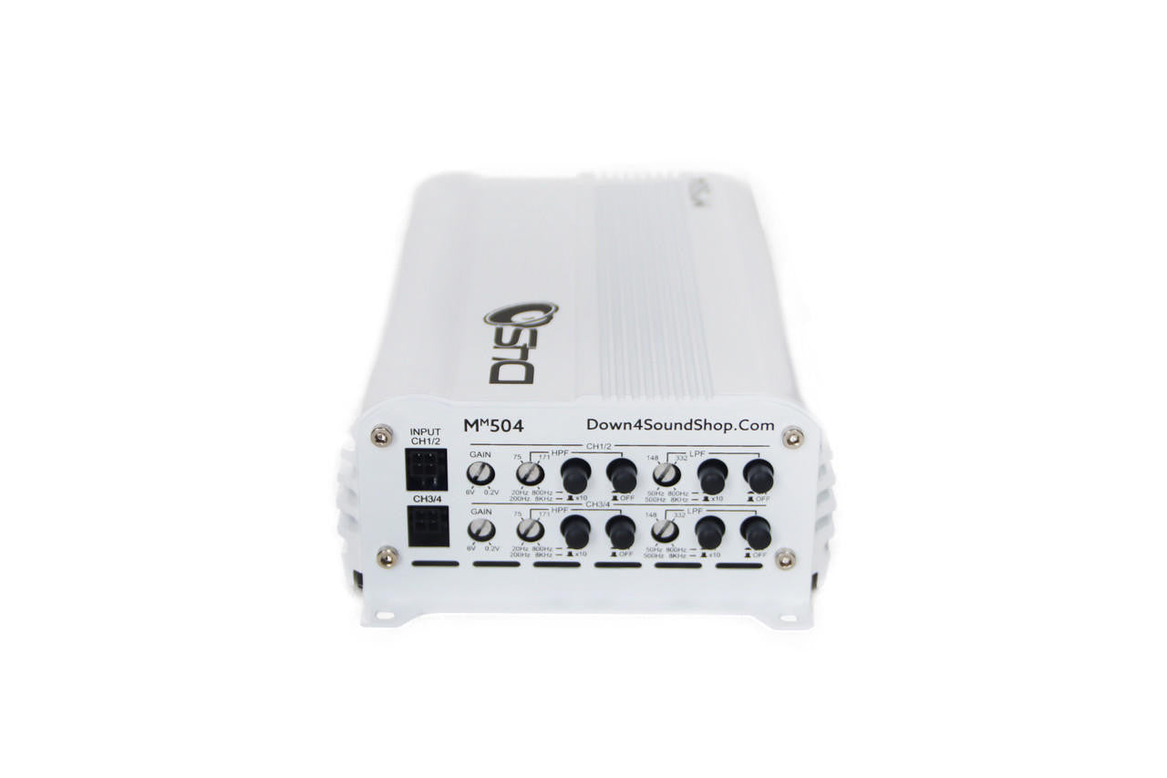 Down4Sound MM504 (mini Maxx) - 300W RMS Mini 4 Channel Amplifier