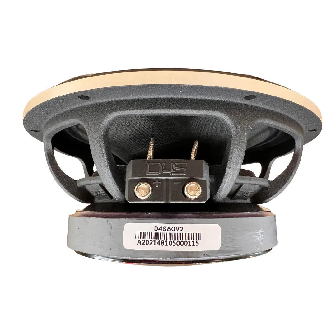 Down4Sound Pro Audio 6.5" D4S-60 V2 Midrange 180W RMS 4 OHM - Single Speaker