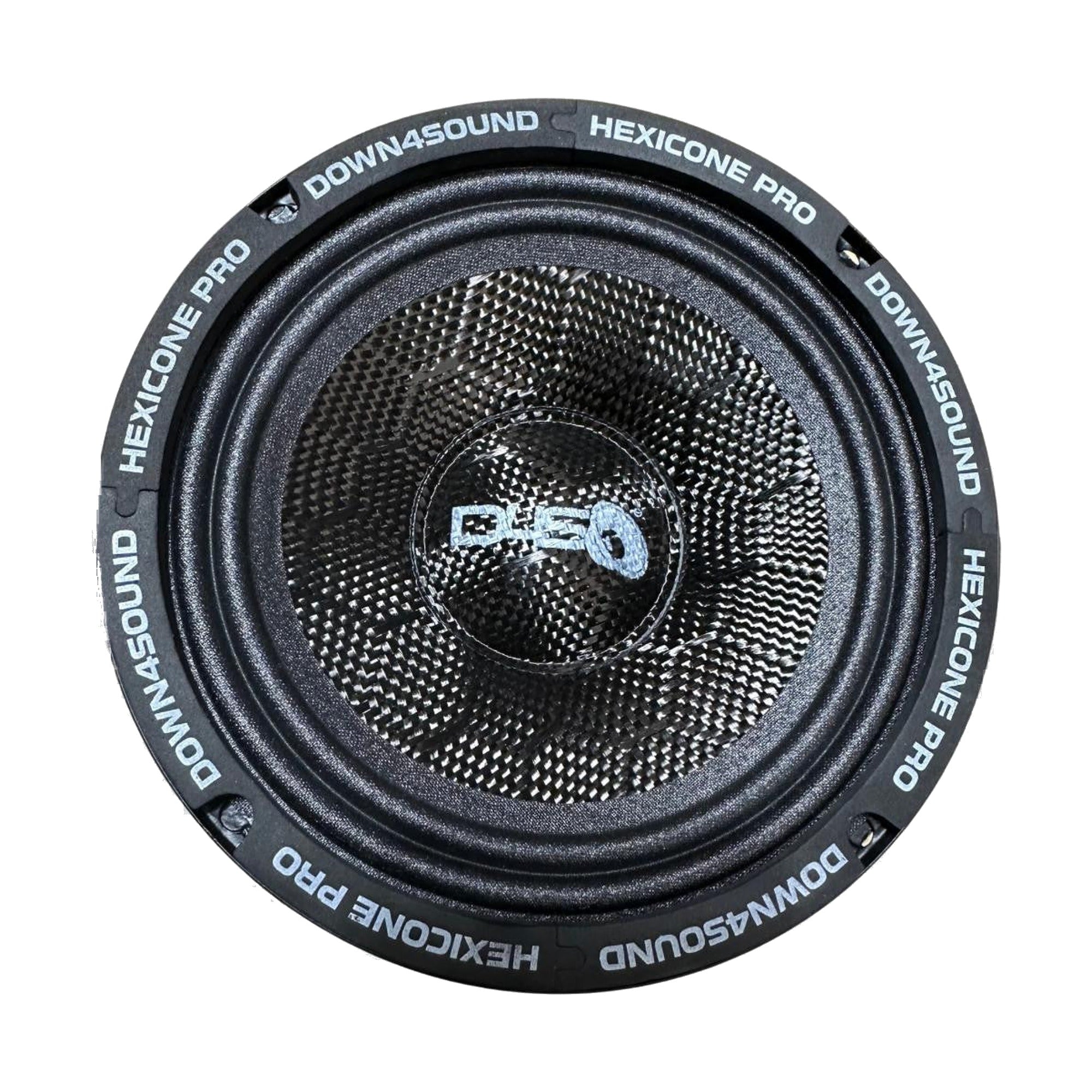 Down4Sound Hexicone Pro 6.5 SS4 All SZN - 6.5" Carbon Fiber Pro Audio Speaker 200W RMS 4 OHM