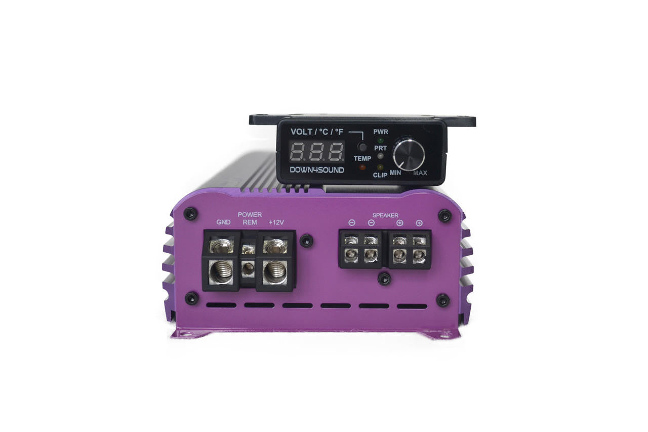Down4Sound MM1000 (mini Maxx) - 1000W RMS Mini Car Audio Amplifier