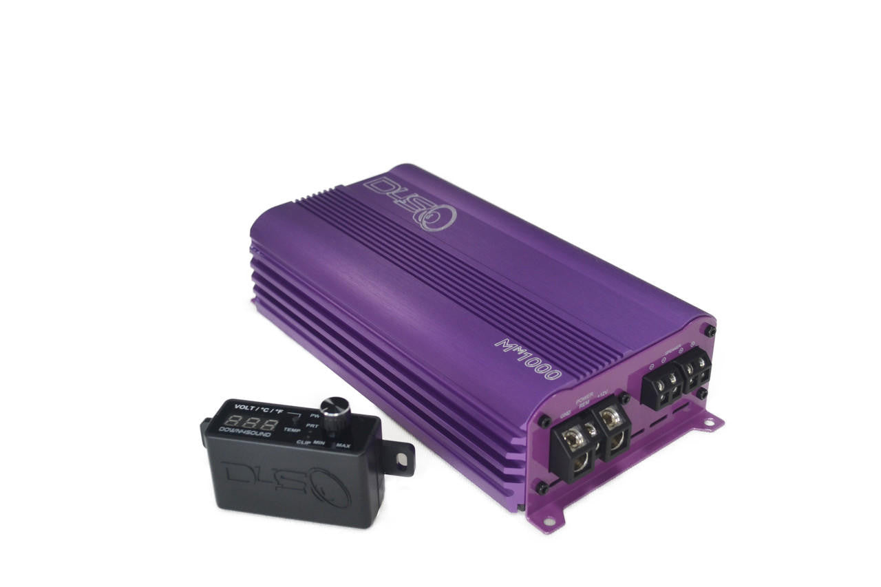 Down4Sound MM1000 (mini Maxx) - 1000W RMS Mini Car Audio Amplifier