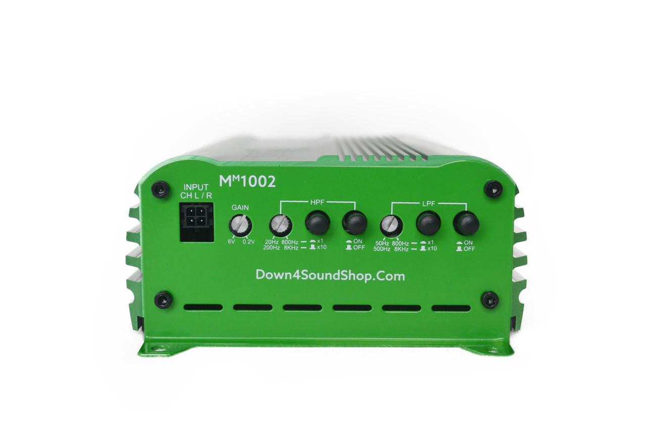 Down4Sound MM1002 (mini Maxx) - 350W RMS Mini 2 Channel Amplifier