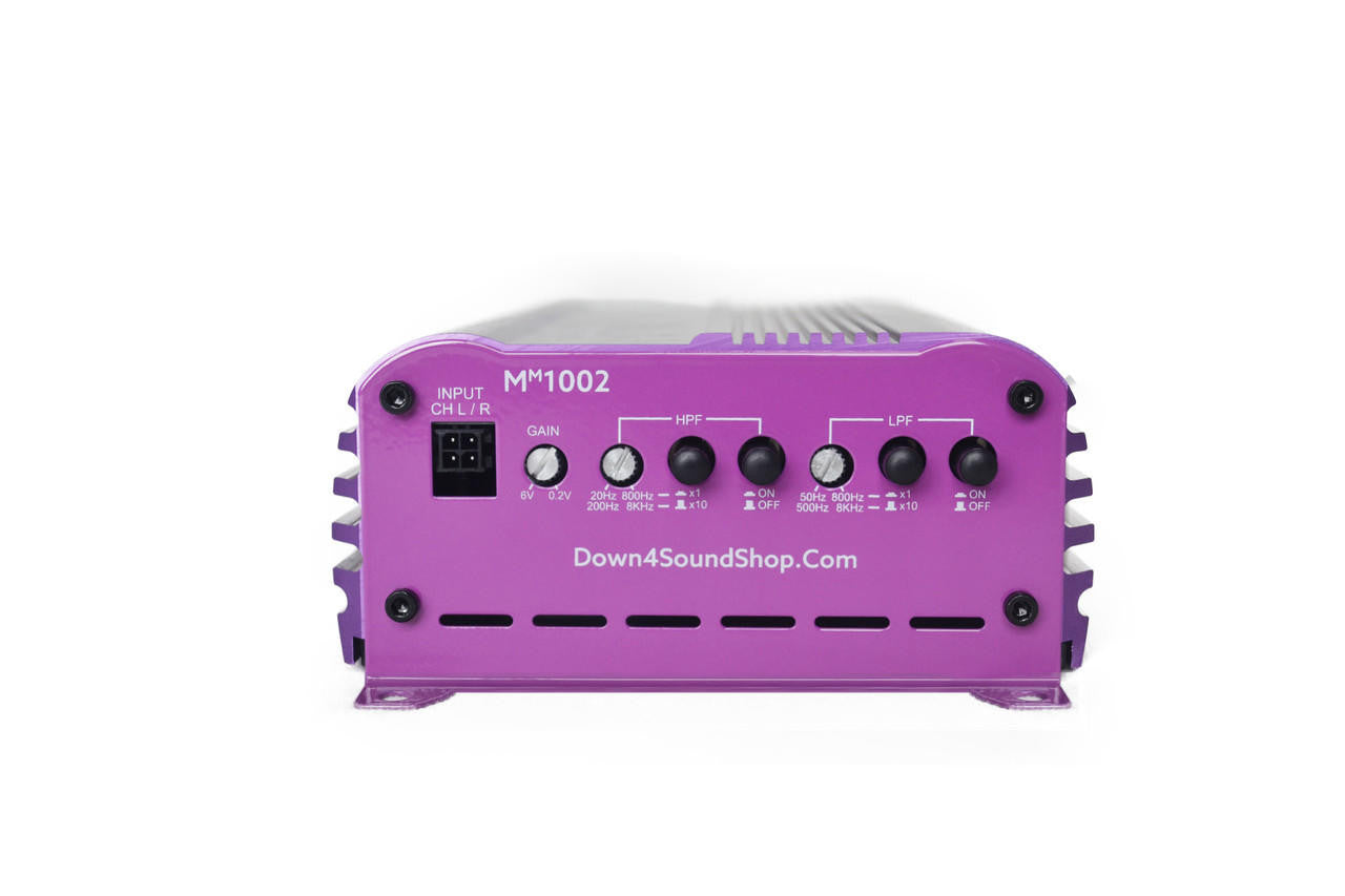Down4Sound MM1002 (mini Maxx) - 350W RMS Mini 2 Channel Amplifier