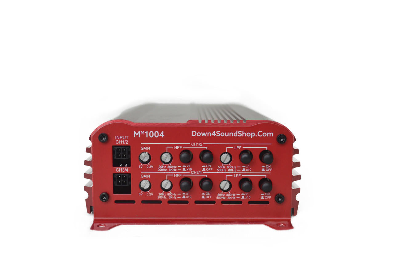 Down4Sound MM1004 (mini Maxx) - 700W RMS Mini 4 Channel Amplifier
