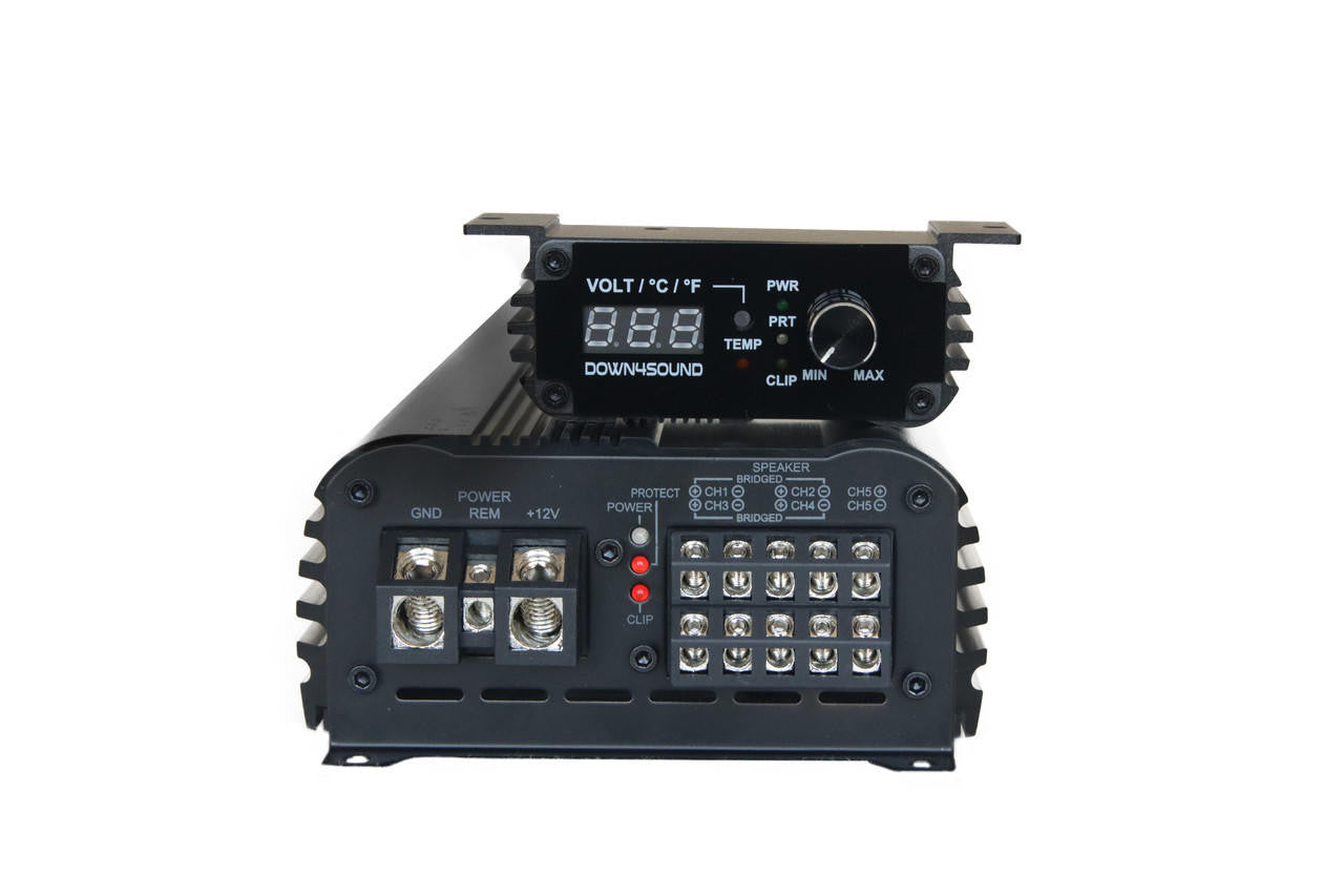 Down4Sound MM1005 (mini Maxx) - 1100W RMS Mini 5 Channel Amplifier