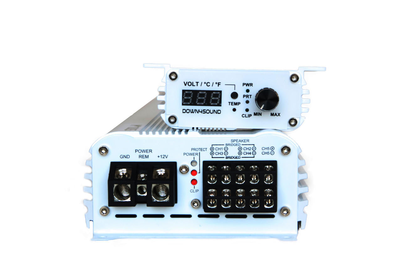 Down4Sound MM1005 (mini Maxx) - 1100W RMS Mini 5 Channel Amplifier