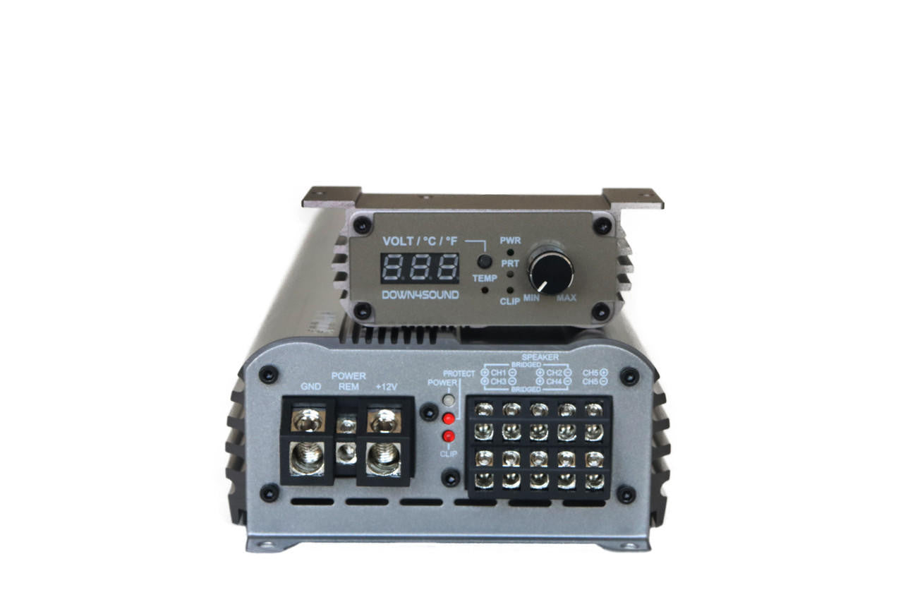 Down4Sound MM1005 (mini Maxx) - 1100W RMS Mini 5 Channel Amplifier