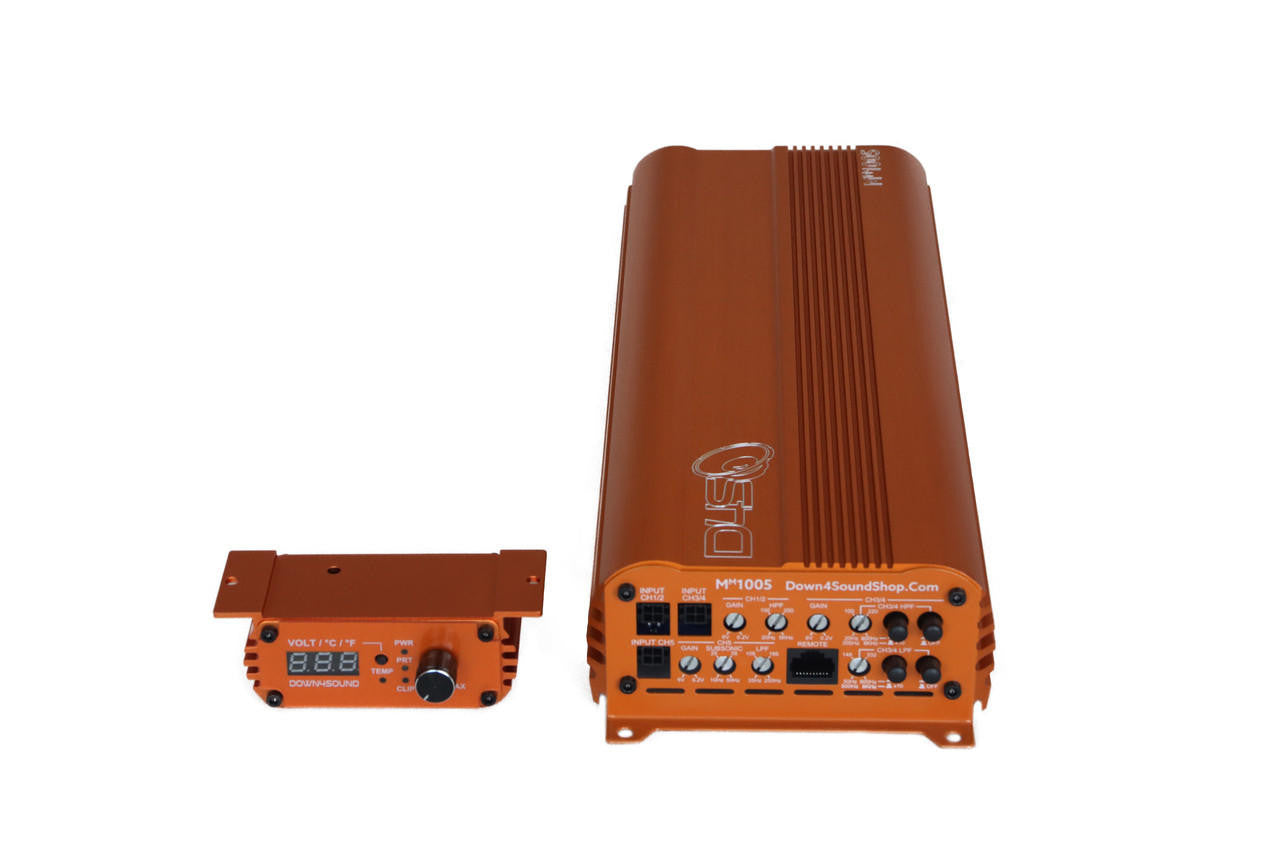 Down4Sound MM1005 (mini Maxx) - 1100W RMS Mini 5 Channel Amplifier